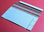 Walthers Cornerstone 933-3137 Ho Rubber Mat Grade Crossing Kit. Fixed Price $12.99.