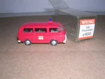 Wiking #12 603 Volkswagon Minibus "fire Service "red" -- IMPORT.1985 H.O.1/87. Fixed Price $15.99.