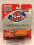 Mini Metals Ho Scale White Super Power Delivery Van Nabisco #30188. Fixed Price $19.99.