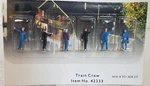 Bachmann Ho Scale #42333 Train Crew Figures Set Of 6 (lot 1). Fixed Price $10.99.