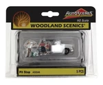 Woodland Scenics AS5546 Ho Scale Pit Stop - White Classic Automobile. Fixed Price $23.29.