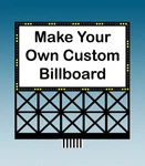 Customize Your Own Animated Lighted Billboard Sign Ho-scale By Miller Engr. Fixed Price $28.99.