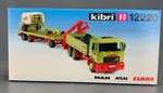 Kibri Man 3-AXLE Truck W/crane Trailer & Round Baler Nib! HO2652. Fixed Price $54.38.
