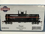 Athearn Roundhouse RND1114 Procor Chemical Tank Car 84923. Fixed Price $47.99.