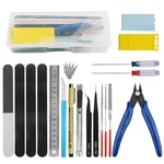 Bxqinlenx Professional 20 Pcs Tools Kit Modeler Basic Craft Set H.... Fixed Price $20.27.
