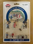 Model Power #6197: O-027 Scale, City Park People, Hand Painted Figures. Fixed Price $11.00.