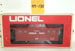 Lionel 6-9165 Canadian Pacific Lighted Caboose 49-130. Fixed Price $15.00.