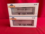 Athearn Ready Run Ho Scale Lot Of 2 40 Beaded Z-van Trailers Southern Pacific. Fixed Price $60.00.
