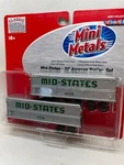 Classic Works Mini Metals Ho Scale Mid States 32' Aerovan Trailer Set. Fixed Price $20.00.