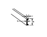 Plastruct Model Parts 90532 CFS-3 Channel, 3/32" (10 Pack). Fixed Price $7.99.