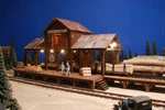 Scale Train Sawmill For Use Lgb Accucraft Usa Aristo Rr Track & Locomotives. Fixed Price $1985.00.