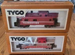 Lot Of 2 Vintage Tyco Ho Scale Electric Trains Clementine Silver Streak Caboose. Fixed Price $19.99.