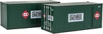 Walthers 20' Smooth-side Container Rtr Railway Express Agency #260090 Ho Scale. Fixed Price $21.49.