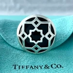 Authentic Tiffany & Co. Black Onyx Marrakech Dome Silver 925 Ring "4.75 LM2FE. Fixed Price $800.00.
