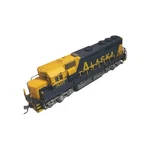Bachmann Atlas Ho Emd GP-40 Alaska Locomotive #3017 Light Well! Parts Read. Fixed Price $35.00.