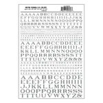 Woodland Scenics Dry Transfer Decals MG706 Roman R.r. Silver New. Fixed Price $8.79.