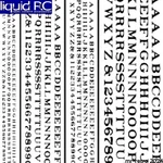 Woodland Scenics DT505 Railroad Roman Letters Black. Fixed Price $8.91.
