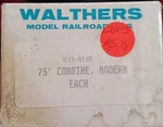 Walthers Ho 75' Modern Combine Passenger Car Kit 933-9145 Missing Roof. Fixed Price $39.95.