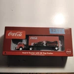 Athearn #8245 Coca-cola Ford Tractor With 28' Pup Trailer. Fixed Price $25.00.