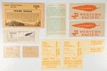 Gauge OB-327 Western Pacific Box Car Feather Vintage Champ Decal Set New PB838. Fixed Price $14.99.
