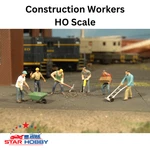 Bachmann 33105 Construction Workers Figures - Ho Scale Model Trains. Fixed Price $11.00.