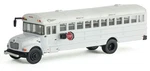 Walthers Ho Scale International Mow Crew Bus White Railroad Model Vehicle. Fixed Price $18.99.