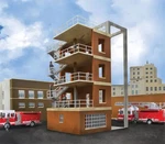 Walthers Cornerstone 933-3766 Ho Fire Department Drill Tower Discontinued Kit. Fixed Price $47.20.