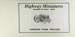 Jordan Products 360-218 Ho 1920 Fordson Farm Tractor Steel-cleated Wheels Kit. Fixed Price $17.81.