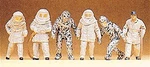 Preiser 14205 Ho Working Firemen Suits Figures (set Of 6). Fixed Price $15.18.