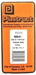 Plastruct 90641 STS-2 Styrene Plastic Strips .020 X 1.250 24" Pkg (5). Fixed Price $8.90.