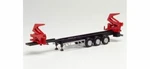 1:87 Herpa # 76982 Hammar Side Loader Container Trailer W/hoists. Fixed Price $41.95.