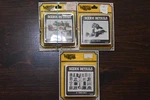 3 Woodland Scenics Ho Scene Detail Packages: D-226, D-201, D-227.. Fixed Price $30.00.