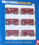 Ho Walthers Mainline 910-58101 Michigan Ore Car 6-PK Chicago & North Western Cnw. Fixed Price $149.99.