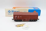 Roco Trains Vintage #4393A Ho Scale Telescope Cover Van - Brown Box. Fixed Price $26.00.