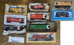 Ho Scale Canadian Pacific (cp) Rail Set - Engine, Box & Ore Cars, Caboose. Fixed Price $69.00.