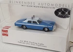 Busch New Ho 1/87 Dodge Monaco Police Car Blue & White With Flashing Lights. Fixed Price $39.99.