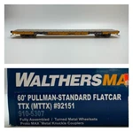 Ho Walthers 910-5307 60' Pullman Standard Flatcar Trailer-train Mttx 92151. Fixed Price $30.99.