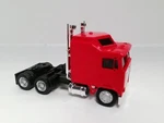 Ho 1:87 Promotex # 25258 Kw K-100 Bar Grill Tandem Semi Tractor Red. Fixed Price $19.95.