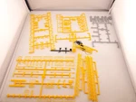 *read* Incomplete Kibri Ho Scale 10202 Tower Crane Parts Kitbash Layout Scenery. Fixed Price $29.95.