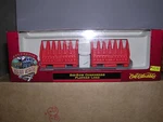 Ertl #4063 2-SIX-ROW Cornheads Flat Car Load On Wood Deck Built-up H.o. 1/87. Fixed Price $12.99.