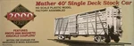 Proto 2000 #55027 Mather 40' Single Deck Stockcar Great Northern Gn Rtr. Fixed Price $24.95.