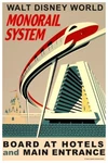 Disney World Monorail #1 - Collector Poster Buy Any 2 Get Free!!. Fixed Price $11.95.