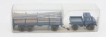 Wiking 27392 Ho Unimog U1700 With Stakes And Blue Trailer. Fixed Price $15.29.