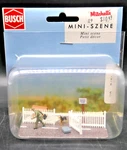 Ho Busch 7674 Mini Scene Dog And Fence Figure. Fixed Price $19.99.