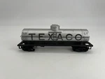 Mantua #9340 Ho Scale Texaco Single Dome Tank Car Silver Good. Fixed Price $6.63.