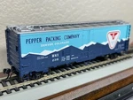 Pepper Packing R40 Ice Bunker Reefer " Denver Co Car Ho Scale Etched Metal New. Fixed Price $54.95.