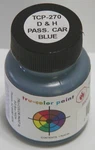 Tru-color Paint TCP-270 D&h Delaware Hudson Passenger Car Blue 1OZ Bottle. Fixed Price $8.75.