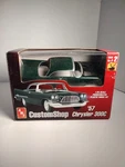 1/25 Scale 1962 Chrysler 300 Pre-painted Jade Green Custom Shop Model Car Kit. Fixed Price $26.98.