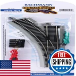 Ho Scale Bachmann Trains Snap-fit E-z Track Remote Turnout Left 44561. Fixed Price $67.53.