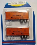 Athearn #92478 2-25' Piggyback Trailers Canadian National Railways Sealed HO1/87. Fixed Price $24.95.